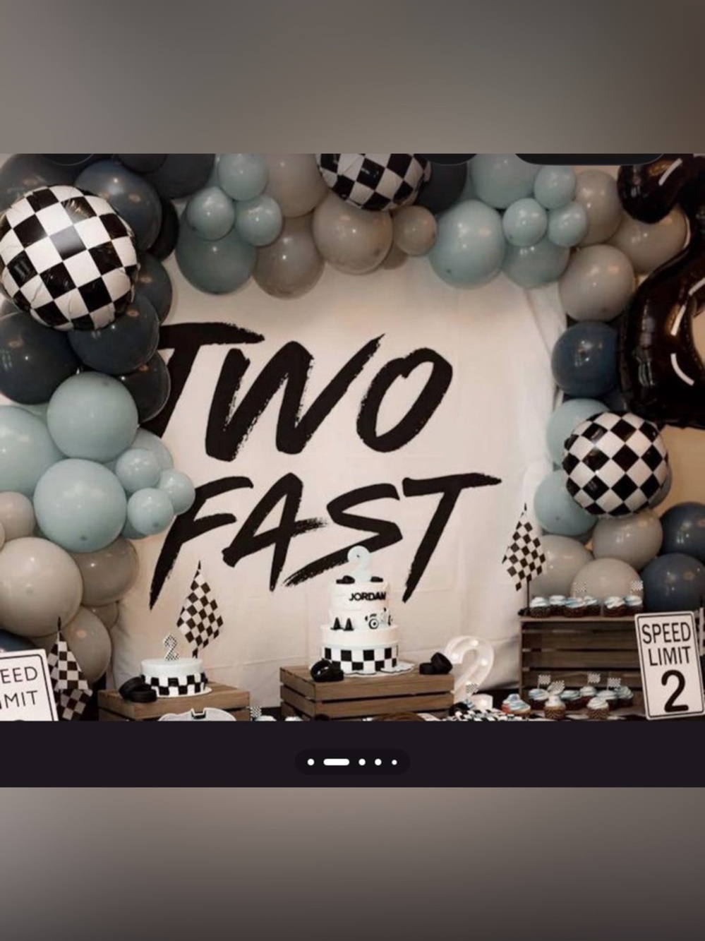 Two Fast Party Decor Bundle - Picture 3 of 7